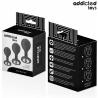 Addicted Toys - Lot De 3 Plug Anal Avec Bijou